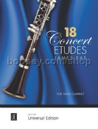 18 Concert Etudes (Solo Clarinet)