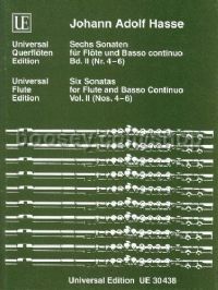 Six Sonatas for Flute & Basso Continuo, Vol.II