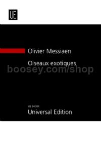 Oiseaux Exotiques (Piano & Orchestra) (Study Score)