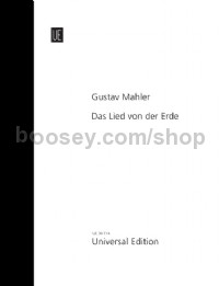 Das Lied der Erde (The Song Of The Earth) (Conductor's Score Series)