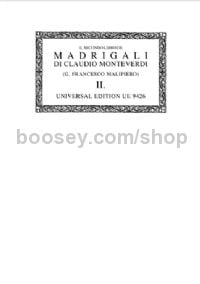 Il Secondo Libro de Madrigali (Mixed SATB)