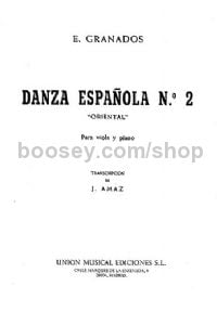 Danza Espanola No. 2 'Oriental' - Viola