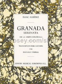 Granada Serenata (Tarrega) for Guitar