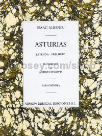 Asturias prelude guitar