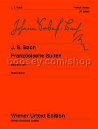 French Suites BWV 812-817 (piano) Muller ed. (Wiener Urtext)