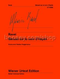 Menuet Sur Le Nom D'haydn for Piano  (Wiener Urtext Edition)