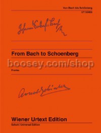 From Bach to Schoenberg for piano