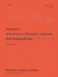 Impromptus Moments Musicaux & 3 Pieces (Wiener Urtext Edition)