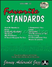 Volume 22: 13 Favourite Standards (Book & CD) (Jamey Aebersold Jazz Play-along)