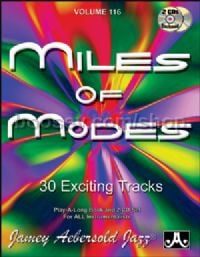 Vol. 116 Miles Of Modes: modal Jazz (Book & 2 CDs) (Jamey Aebersold Jazz Play-along)