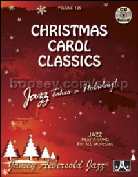 Vol. 125 Christmas Carol Classics (Book & CD) (Jamey Aebersold Jazz Play-along)