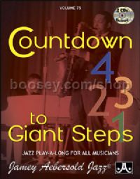 Vol. 75 Countdown To Giant Steps (Book & CD) (Jamey Aebersold Jazz Play-along)