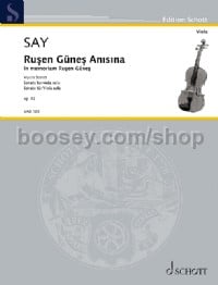 Rusen Günes Anisina op. 92 (Viola)