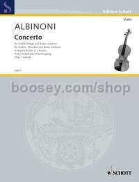 Concerto in A major - violin & piano reduction