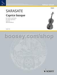 Caprice basque op. 24 - violin & piano
