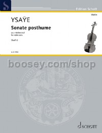 Sonate posthume op.27bis (Violin)