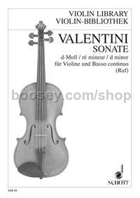Sonata in D minor op. 8/1 - violin & basso continuo