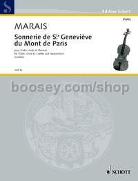 Sonnerie de St. Geneviève du Mont de Paris - violin (flute), viola da gamba (cello) & harpsichord