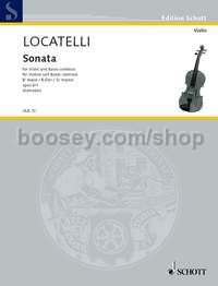 Sonata in Bb major op. 6/1 - violin & basso continuo