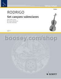 7 cançons valencianes - violin & piano