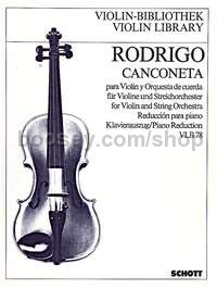 Cançoneta in A major - violin & piano reduction