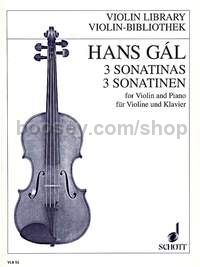 3 Sonatinas op. 71/1-3 - violin & piano