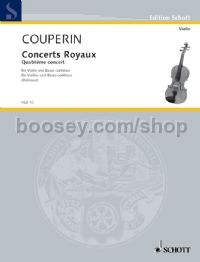 Concerts Royaux No4 Amin Violin & Bc
