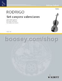 Set Cancons Valencianes Violin/guitar 