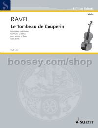 Le Tombeau De Couperin violin/Piano