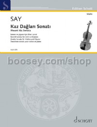 Kaz Daglari Sonati (Mount Ida Sonata) op. 82 (Violin & Piano)