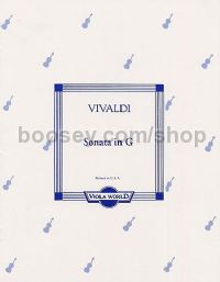 Sonata in G, RV10 - Viola & Piano