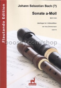 Sonate a-Moll BWV1020 (Alto Recorder Duet)