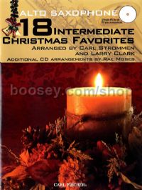 18 Intermediate Christmas Favorites Alto Sax (Bk & CD)