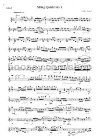 String Quartet No.3 (Set of Parts)