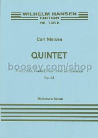 Quintet Op. 43 (Miniature Score) 