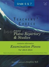Piano Repertory & Studies 2013-2014 - Alternative Examination Pieces, Grades 6-7