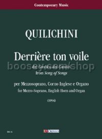 Dérriere ton voile for Mezzosoprano, English Horn & Organ (1994) (score & parts)