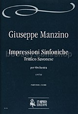 Impressioni Sinfoniche. Trittico Savonese for Orchestra (1976) (score)