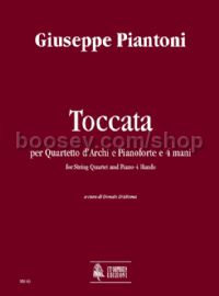 Toccata for String Quartet & Piano 4 Hands (score & parts)