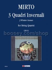 3 Winter Scenes for String Quartet (2011) (score & parts)