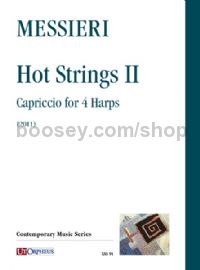 Hot Strings II. Capriccio for 4 Harps (2011) (score & parts)