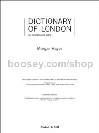 Dictionary of London