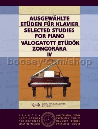 Selected Studies 4 for piano solo