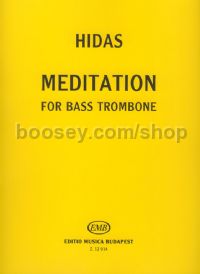 Meditation - bass trombone