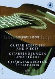 Guitar Exercises and Pieces, Vol. 4 for guitar solo