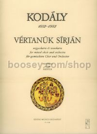 Vértanúk Sírján - choir & orchestra (score)