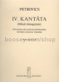 Cantata No. 4 (Mind elmegyünk) - female chorus & piano reduction