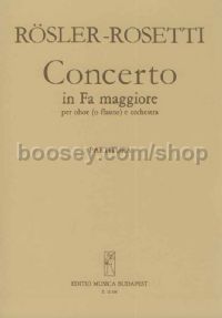 Concerto in F major - oboe (or flute) & orchestra (score)