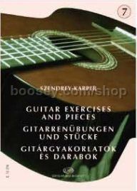Guitar Exercises and Pieces, Vol. 7 for guitar solo