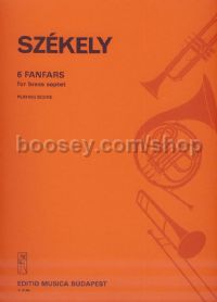 6 Fanfars for brass septet (playing score)